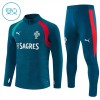 Portugal Barn Trainings Sweatshirt Quarter-Zip 2026-27 Blå