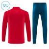 Portugal Barn Trainings Sweatshirt Quarter-Zip 2026-27 Röd