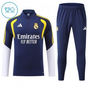 Real Madrid Barn Trainings Sweatshirt Quarter-Zip 2026-27 Blå