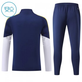 Real Madrid Barn Trainings Sweatshirt Quarter-Zip 2026-27 Blå