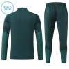 Real Madrid Barn Trainings Sweatshirt Quarter-Zip 2026-27 Grön
