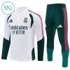 Real Madrid Barn Trainings Sweatshirt Quarter-Zip 2026-27 Vit