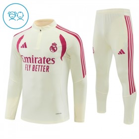 Real Madrid Barn Trainings Sweatshirt Quarter-Zip 2026-27 Vit