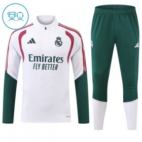 Real Madrid Barn Trainings Sweatshirt Quarter-Zip 2026-27 Vit
