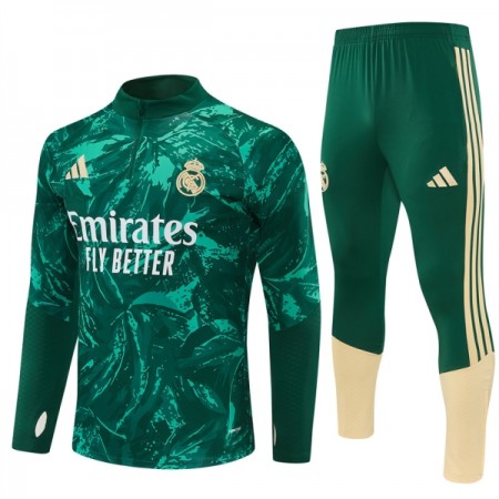 Real Madrid Trainings Sweatshirt Quarter-Zip 2026-27 Grön