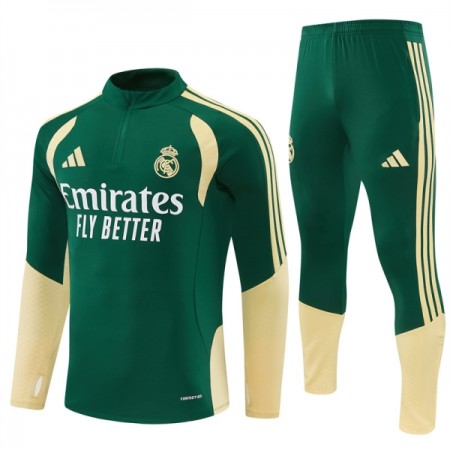 Real Madrid Trainings Sweatshirt Quarter-Zip 2026-27 Grön