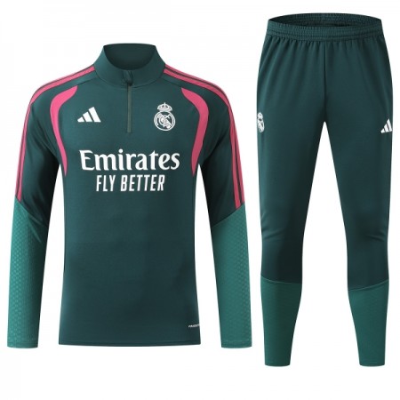 Real Madrid Trainings Sweatshirt Quarter-Zip 2026-27 Grön
