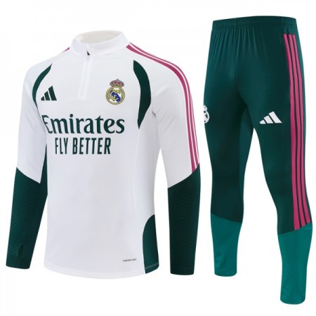 Real Madrid Trainings Sweatshirt Quarter-Zip 2026-27 Vit