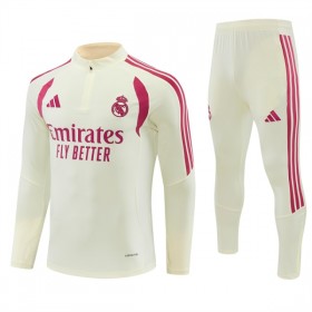 Real Madrid Trainings Sweatshirt Quarter-Zip 2026-27 Vit