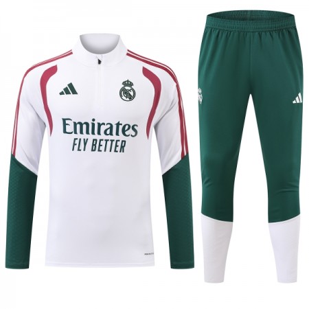 Real Madrid Trainings Sweatshirt Quarter-Zip 2026-27 Vit