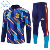 Spanien Barn Trainings Sweatshirt Quarter-Zip 2026-27 Blå