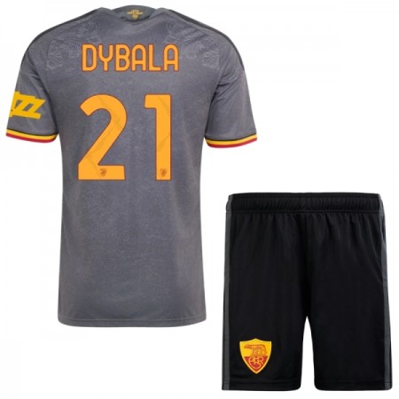 AS Roma Dybala 21 Fotbollströjor Barn Tredje tröja 2026-27 Kortärmad