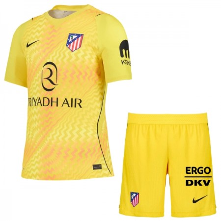Atlético Madrid Fotbollströjor Målvakt Barn 2026-27 Gul Kortärmad