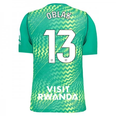 Atlético Madrid Oblak 13 Fotbollströjor Målvakt 2026-27 Grön Kortärmad