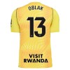 Atlético Madrid Oblak 13 Fotbollströjor Målvakt 2026-27 Gul Kortärmad