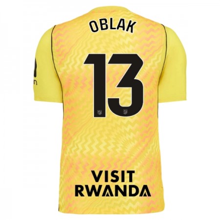 Atlético Madrid Oblak 13 Fotbollströjor Målvakt 2026-27 Gul Kortärmad