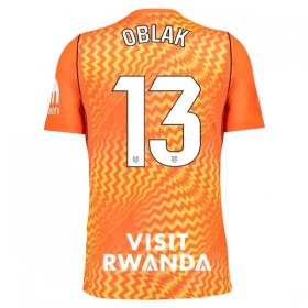 Atlético Madrid Oblak 13 Fotbollströjor Målvakt 2026-27 Orange Kortärmad