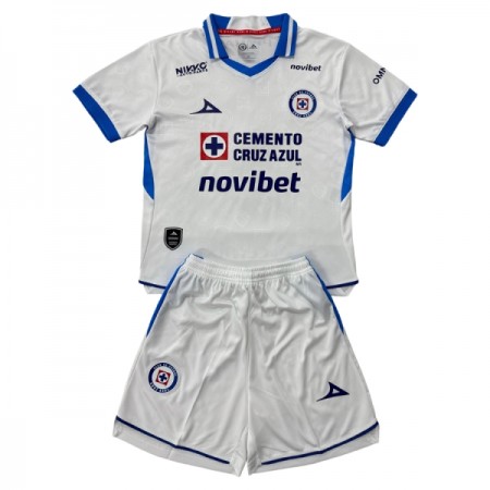 Cruz Azul Fotbollströjor Barn Borta tröja 2026-27 Kortärmad