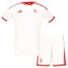 Sevilla FC Fotbollströjor Barn Hemma tröja 2026-27 Kortärmad Sevilla FC Fotbollströjor Barn Hemma tröja 2026-27 Kortärmad