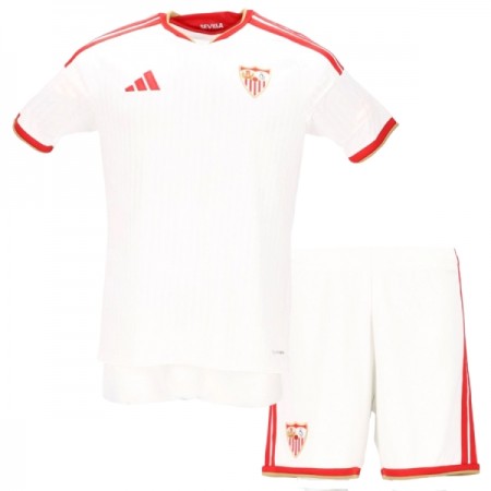 Sevilla FC Fotbollströjor Barn Hemma tröja 2026-27 Kortärmad Sevilla FC Fotbollströjor Barn Hemma tröja 2026-27 Kortärmad