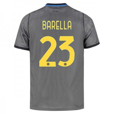 Inter Milan Barella 23 Fotbollströjor Tredje tröja 2026-27 Kortärmad Inter Milan Barella 23 Fotbollströjor Tredje tröja 2026-27 Kortärmad
