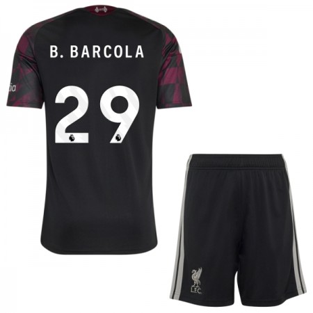 Liverpool B. Barcola 29 Fotbollströjor Barn Tredje tröja 2026-27 Kortärmad