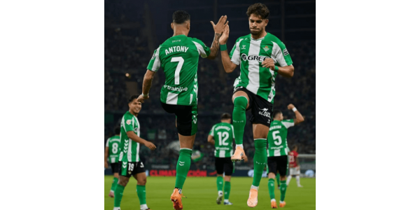 Anthony, iklädd Real Betis-tröjan, levererade en perfekt 10/10-insats