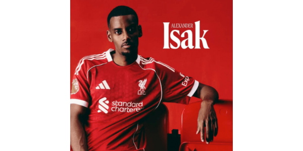 Isaac går till Liverpool för 130 miljoner pund och slår därmed Premier League-rekordet