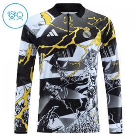 Real Madrid Marvel Barn Trainings Sweatshirt Quarter-Zip 2026-27 Svart