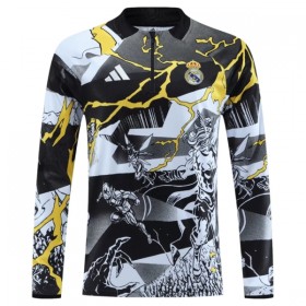 Real Madrid Marvel Trainings Sweatshirt Quarter-Zip 2026-27 Svart